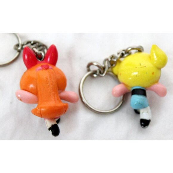 Power Puff Girls Lot Vinyl Bag Keychain Clips Photo Book Compact Mirror Pink - Picture 8 of 16